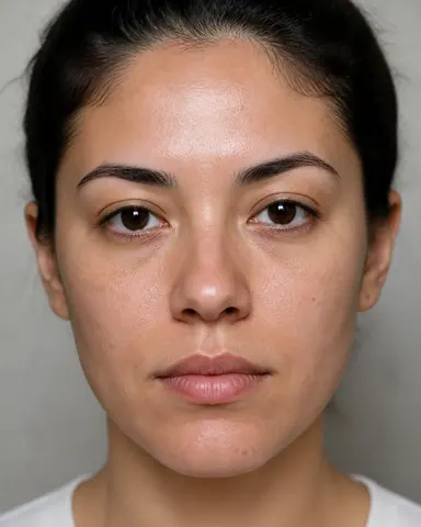 Minh họa cho “Kết cấu da”: a close portrait with natural skin texture and realistic surface detail.