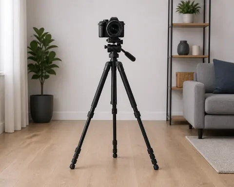 Minh họa cho “cố định bằng chân máy”: A fully stable locked frame.