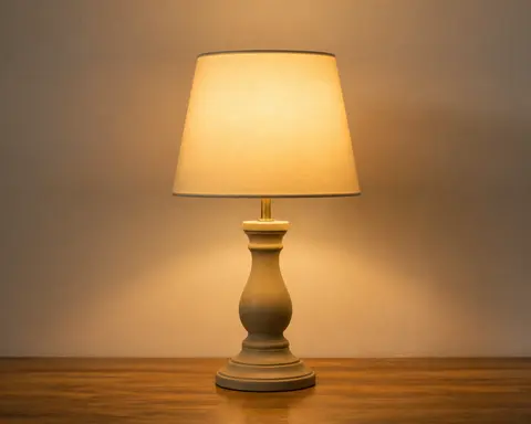 Minh họa cho “ánh sáng tungsten 3200 K”: Warm practical light around 3200K.