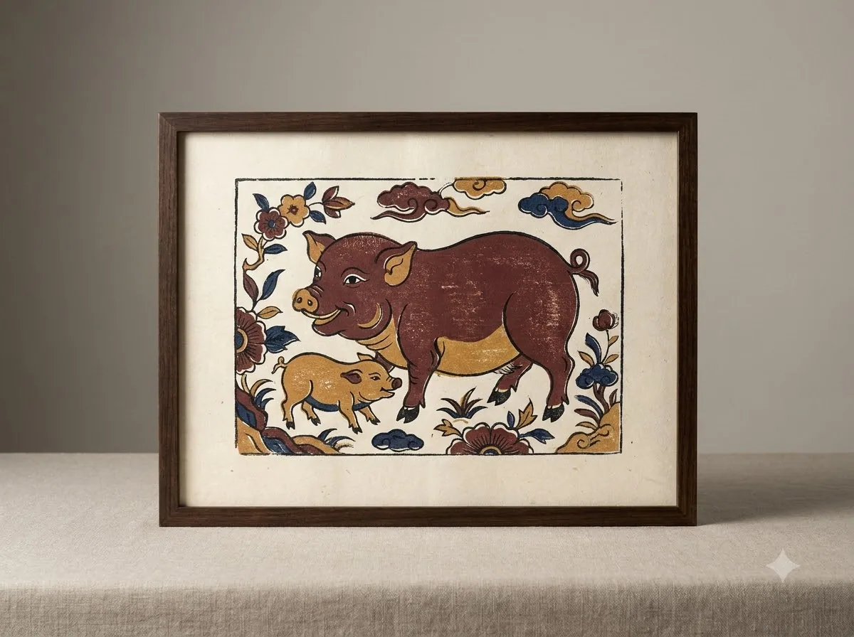 Block Print: kết quả tạo bởi Gemini.