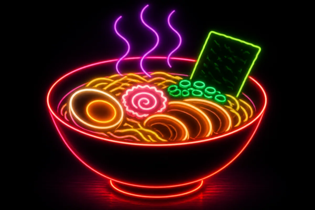 Neon-Line Drawing: kết quả tạo bởi ChatGPT.