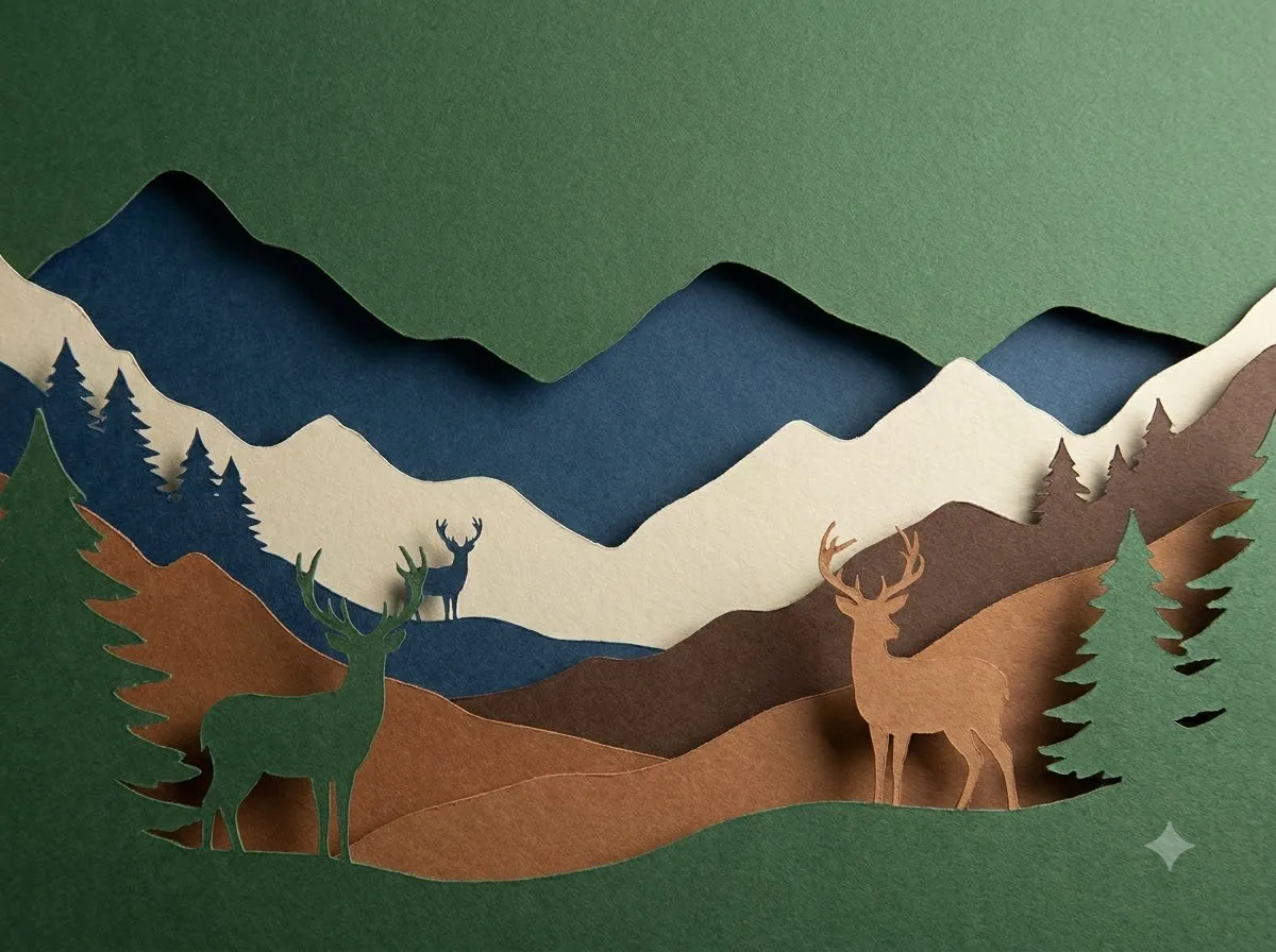 Paper Cut Craft: kết quả tạo bởi Gemini.